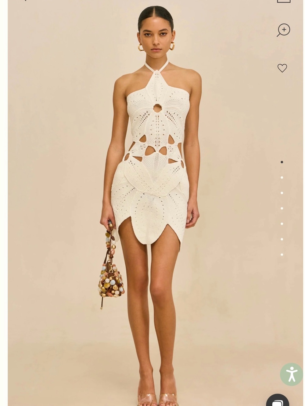cult gaia floreana crochet dress size s